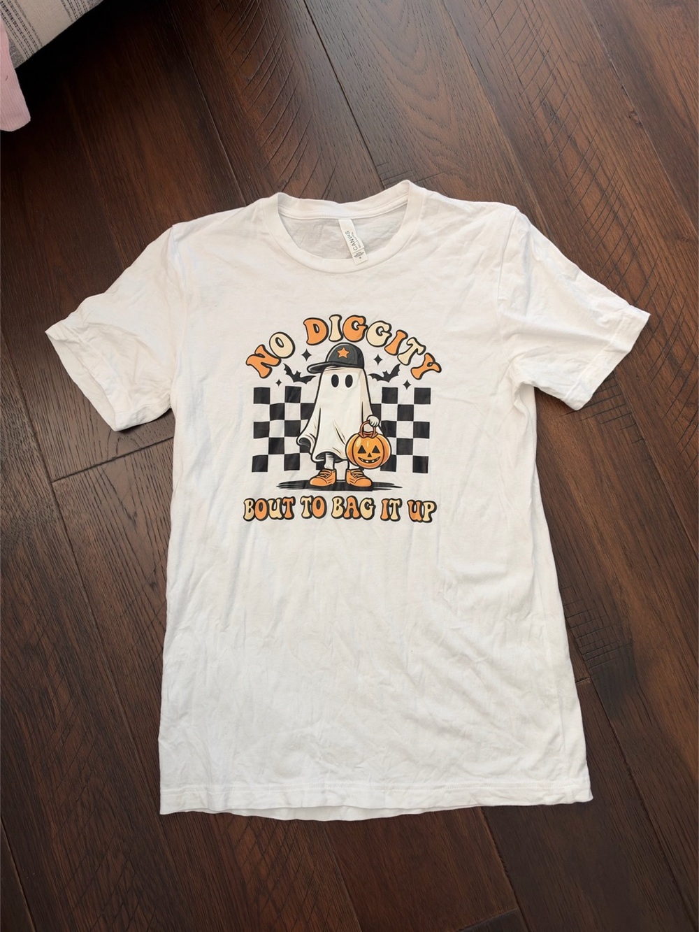 Bella + Canvas Checkered Graphic Short Sleeve Tee